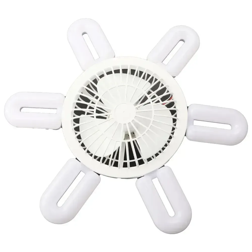 Fashion Design Energy Fan U Shaped Foldable Led E27 Led Ceiling Light with Fan U-Shaped Fan Light