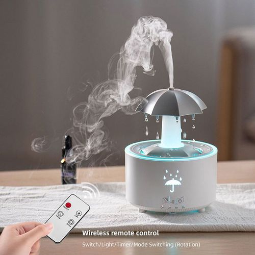 OEM Rotating Umbrella Diffuser 300ml Essential Oil Mist Diffusers for Essential Oils Ultrasonic Oil Diffuser with 7 Colors Light
