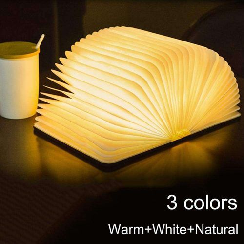 New product Reading Lamp Bedroom Led Book Night Light Custom Design Folding Tyvek Paper Battery Operated Home Decor USB