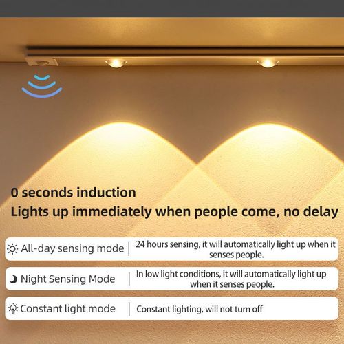 Clearance Sale - 50% OF🔥 Black Friday promotions 🔥 USB Magnetic Wireless Home Kitchen Motion Sensor Led Under Cabinet Light Furniture Lighting