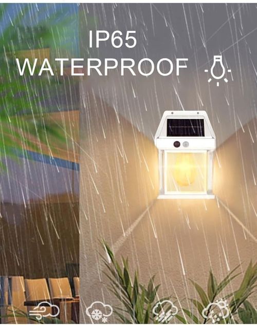 Popular Outdoor Waterproof Solar Garden Lights with Sensing Distance LED Wall Light Patio IP65 DC Power Supply PC Body Material