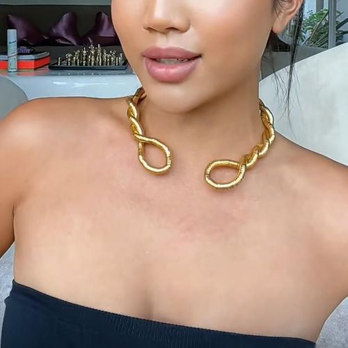 Limited Time Offer - Buy One Get One Free！Hot Sell Bendable Snake Flexible Necklace Punk Style Statement Accessories Bendable Necklace