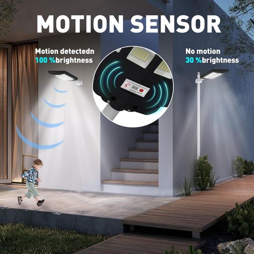 Limited Time Offer - Super Bright Solar Street Lamp Garden Outdoor Security LED COB Path Light Waterproof Motion Sensor Wall Night Lights