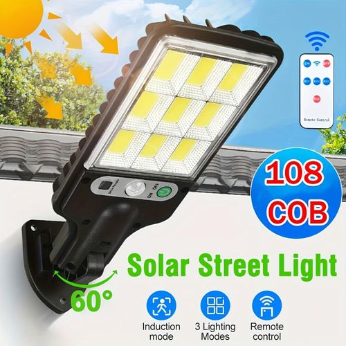 Limited Time Offer - Super Bright Solar Street Lamp Garden Outdoor Security LED COB Path Light Waterproof Motion Sensor Wall Night Lights