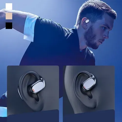 Wireless Bluetooth headset that hangs in the ear