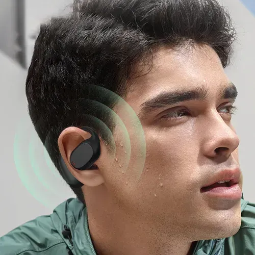 Wireless Bluetooth headset that hangs in the ear