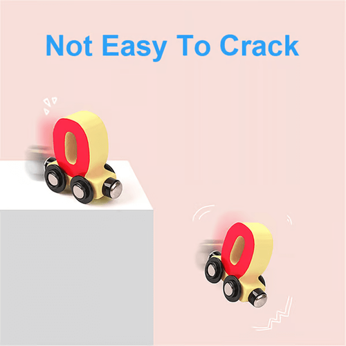 New Design Hot Sale Numbers And Letters Magnetic Train Puzzle Wooden Toy Car