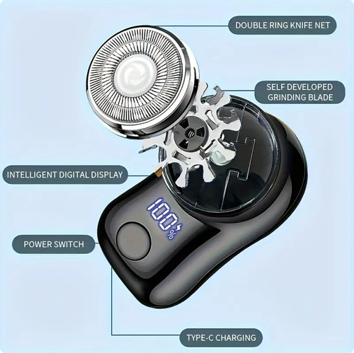 Compact Portable Men's Electric Shaver