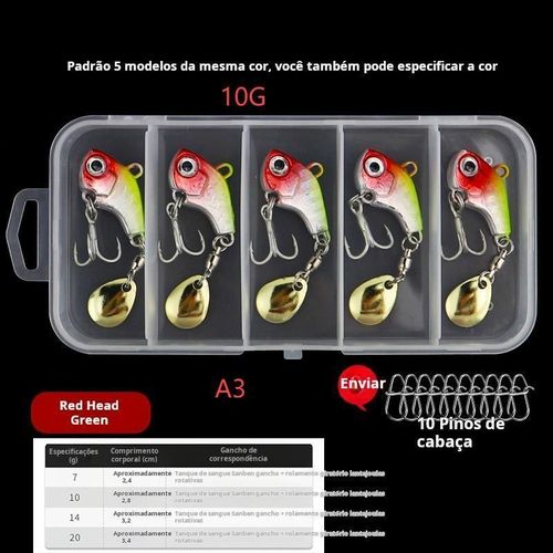 Artificial Bait Mini Tornado Spinner Vibration Long Range