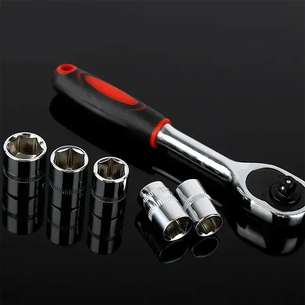 Set of 46pcs Manual Machine Auto Repair Combination Tool sets Hand Impact Spanner Small Socket Wrench set