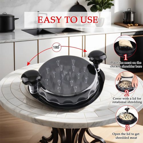 ✨ Multi-Functional Chicken Shredder: Effortless Meal Prep in Seconds ✨