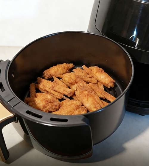 ✨ Sleek Air Fryer – Turn Simple Ingredients into Tasty Meals Easily ✨