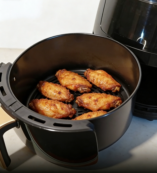 ✨ Sleek Air Fryer – Turn Simple Ingredients into Tasty Meals Easily ✨