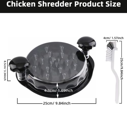 ✨ Multi-Functional Chicken Shredder: Effortless Meal Prep in Seconds ✨