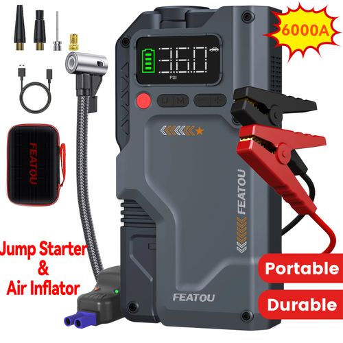Jump Starter with Air Compressor
