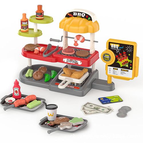 Mini BBQ Restaurant Toy Set