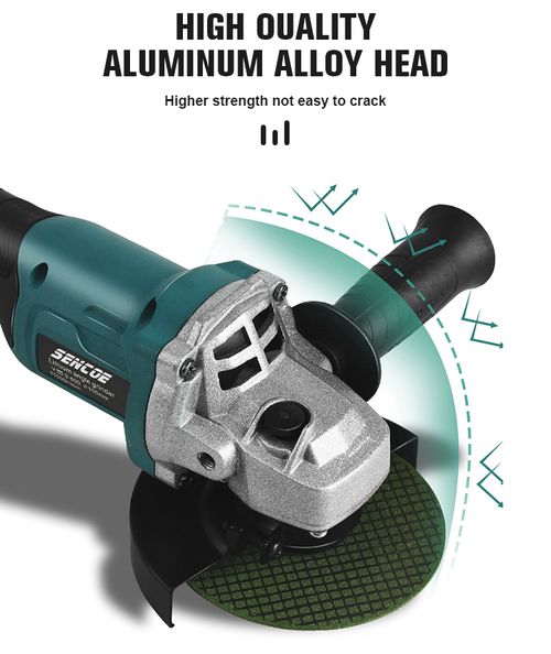 Brushless lithium battery angle grinder polishing and cutting machine