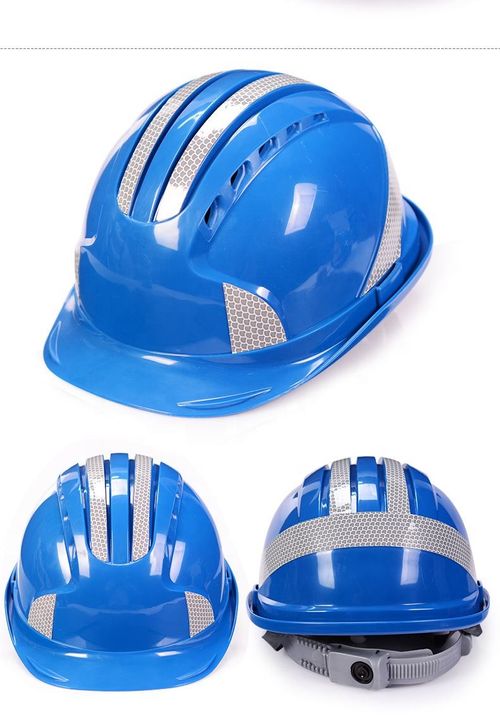 Loweite breathable insulated safety helmet with reflective strips for construction sites