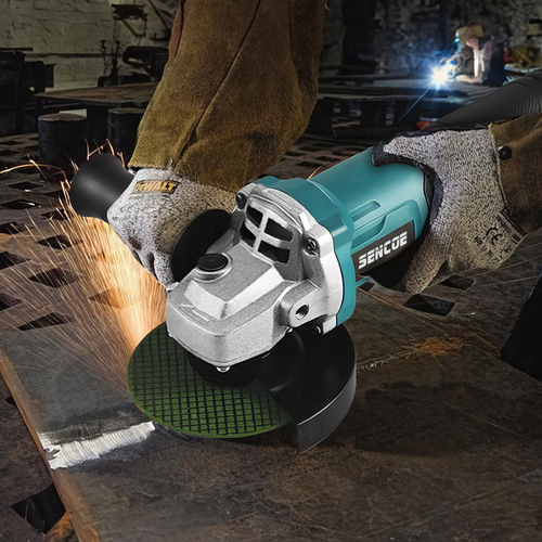 Brushless lithium battery angle grinder polishing and cutting machine