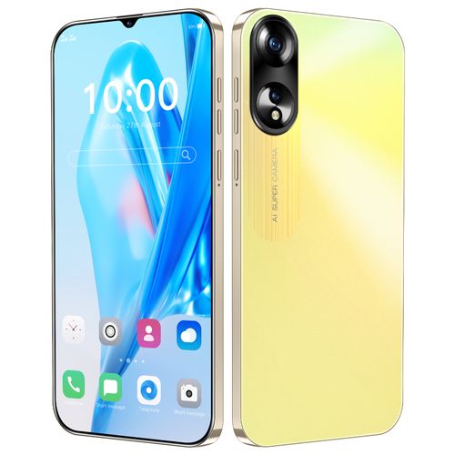 A38 Smartphone, 6.28 Inch Incell Waterdrop Display, 2GB RAM 16GB ROM, High-End Frosted Glass Back Cover, Dual SIM Unlocked Mobile Phone