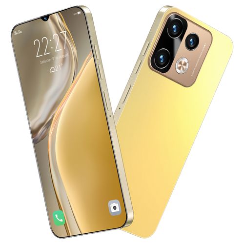 Note 40 Pro+ 6.28 Inch Incell Waterdrop Screen Smartphone 2+16GB 3000mAh Battery Dual SIM + TF Card Yellow Mobile Phone