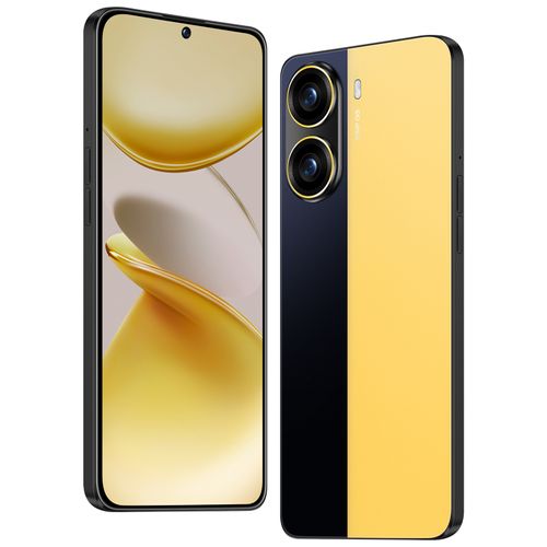 X7 Pro Smartphone MTK6737 Quad Core CPU, 6.56 Inch Incell Punch Hole Screen, 3GB+16GB, Dual SIM + TF Card Support, Yellow Color😀😀😀