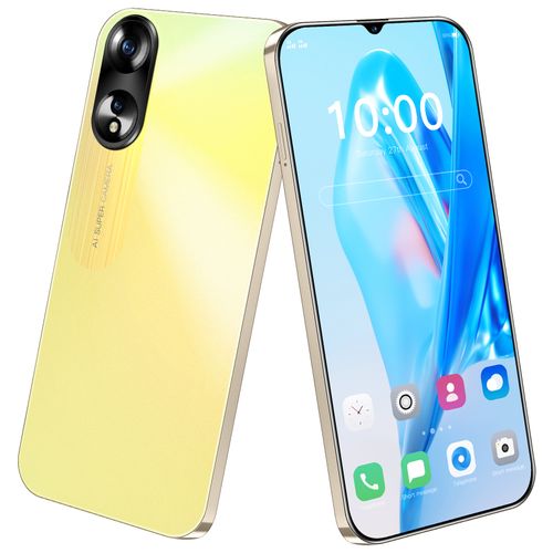 A38 Smartphone, 6.28 Inch Incell Waterdrop Display, 2GB RAM 16GB ROM, High-End Frosted Glass Back Cover, Dual SIM Unlocked Mobile Phone