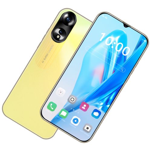 A38 Smartphone, 6.28 Inch Incell Waterdrop Display, 2GB RAM 16GB ROM, High-End Frosted Glass Back Cover, Dual SIM Unlocked Mobile Phone