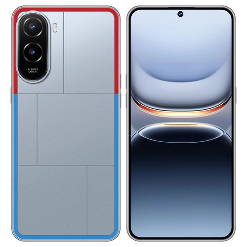 M7 Plus Smartphone 6.56 Inch Incell Punch Hole Screen MTK6737 Quad Core 3GB RAM 16GB ROM Dual SIM + TF Card Silver Fashion Red Blue Frame Unlocked Mobile Phone