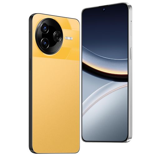 F7 Ultra Smartphone, 6.56 Inch Incell Punch Hole Display, 3GB RAM 16GB ROM, Dual SIM + TF Card Support, Egg Yolk Color, Unlocked Mobile Phone