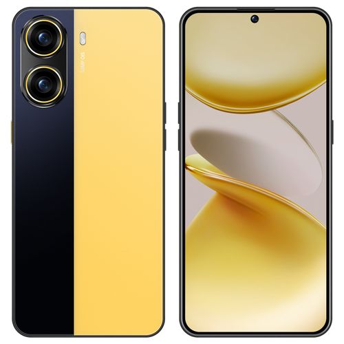 X7 Pro Smartphone MTK6737 Quad Core CPU, 6.56 Inch Incell Punch Hole Screen, 3GB+16GB, Dual SIM + TF Card Support, Yellow Color😀😀😀