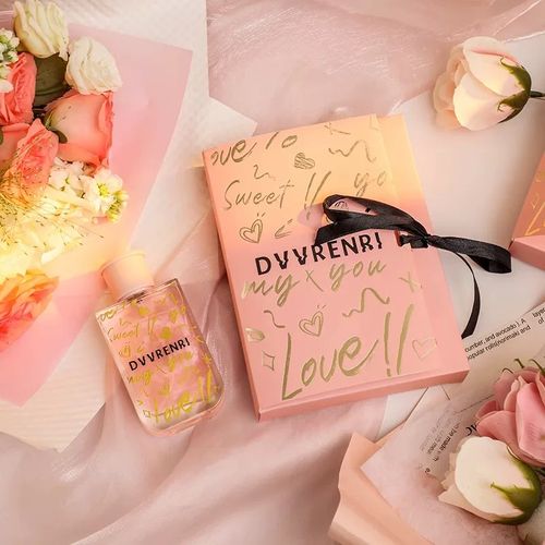 詩芒粉色少女玫瑰小眾清新怦然心動香水禮盒伴手禮官方正品送女友