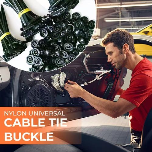 New multifunctional universal cable tie buckle nylon self-locking universal cable tie buckle 30 pieces