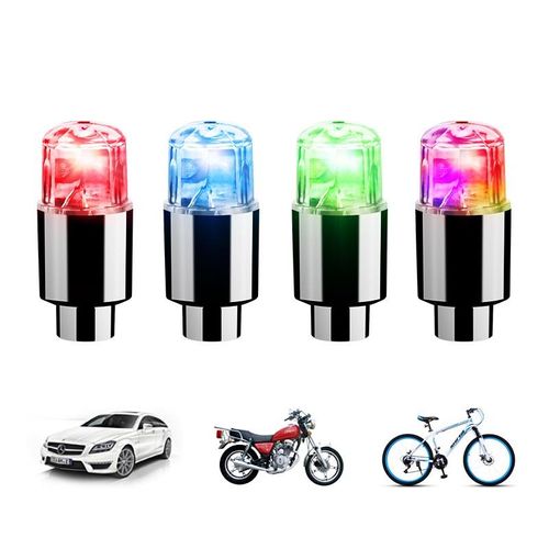 Car colorful dual sensor wheel hub light intelligent vibration alloy wheel hub light tire light hot wheel valve light