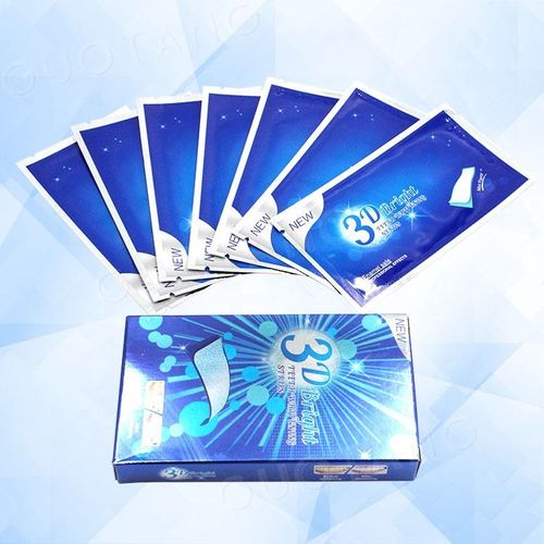 High Quality Organic Dry Peroxide-Free 3D Teeth Whitening Strips