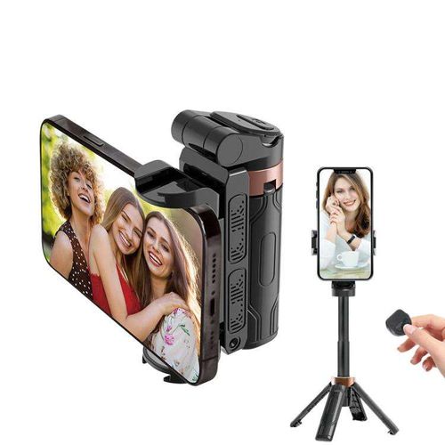 New design pocket mini selfie stick 3 in 1 retractable mobile phone tripod with wireless remote control