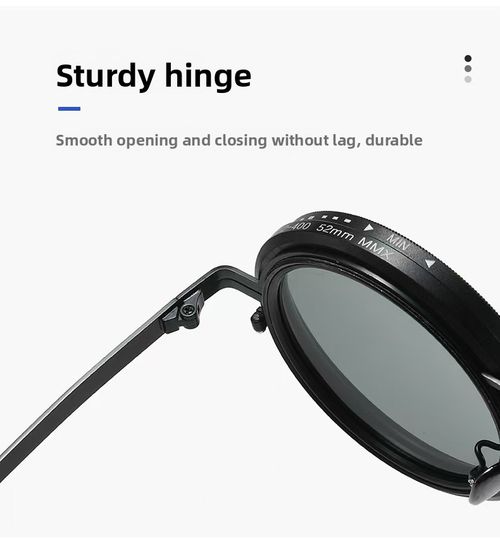 New ND9 adjustable sunglasses for men handmade neutral density mirror personality filter glasses polarized sunglasses