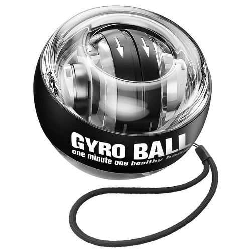 Wrist strength ball magnetic luminous finger gripper gyro training fitness decompression grip ball