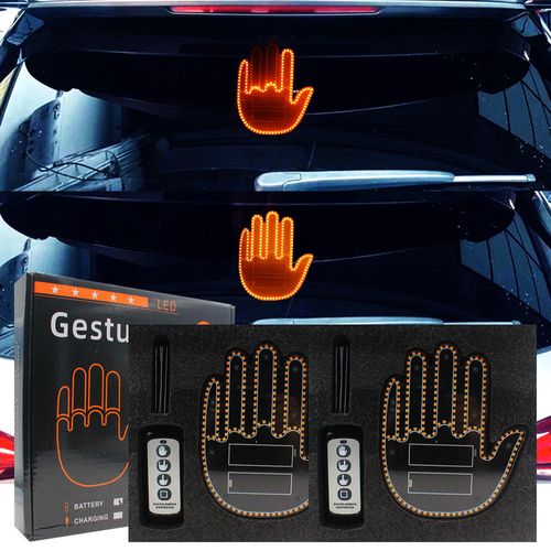 International Gesture Light Auto Accessories Light Super Cool Gesture LED Car Finger Light