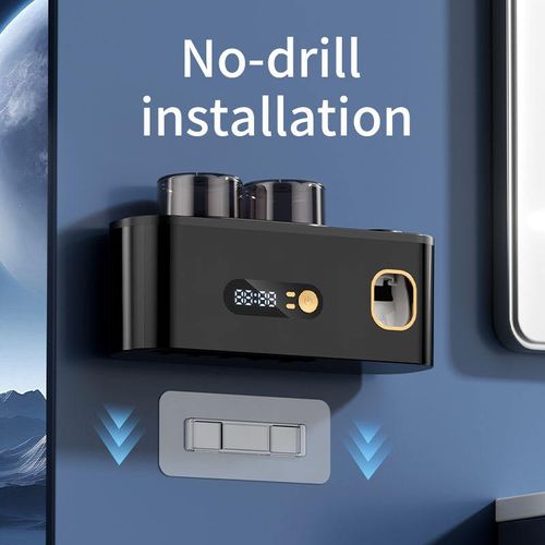 Portable Dual Wireless Charger Power Bank - Digital Display 2-in-1 Charging Station for Earbuds & Devices