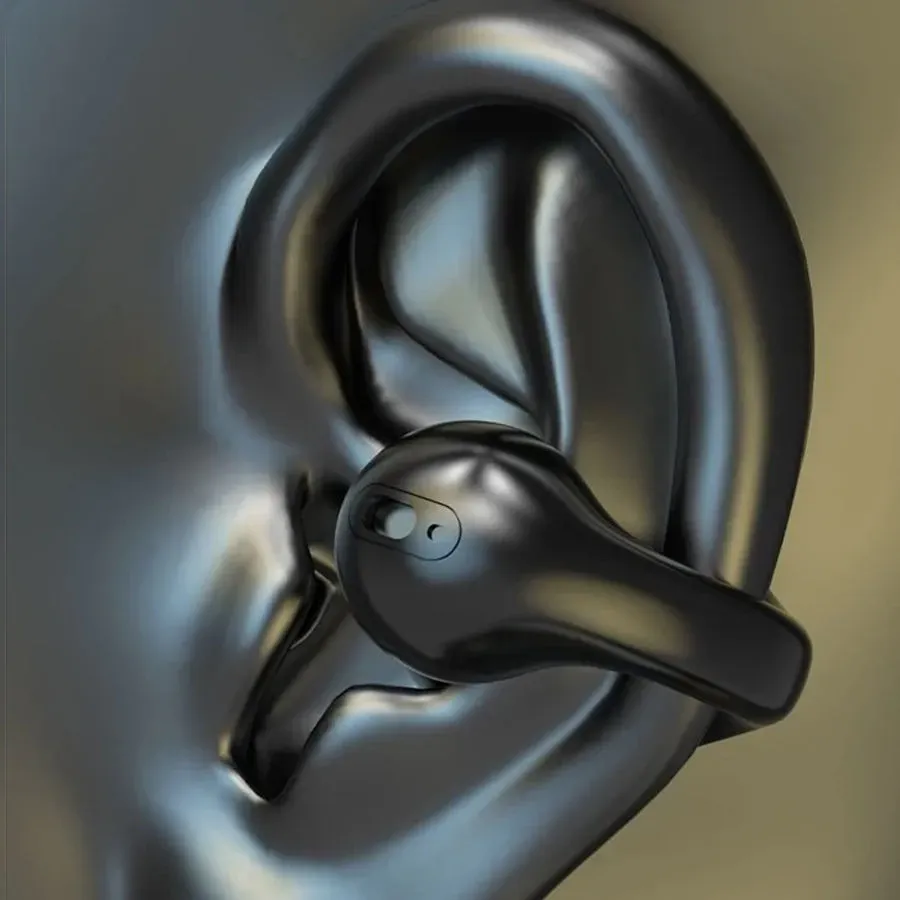 2025 4-Ear Wireless Bluetooth Earbuds - 2 Pairs Hook-Type TWS Headphones HiFi Sound Comfort Fit