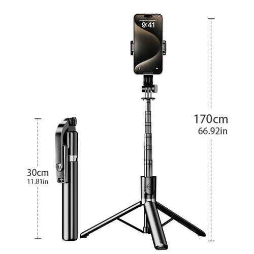 Multifunctional Bluetooth Selfie Stick & Tripod｜10m Remote, 360° Adjustable, Portable Telescopic