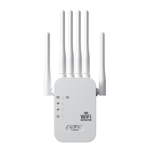 300M Dual Band WiFi Repeater, 6-Antenna Wall-Penetrating Extender