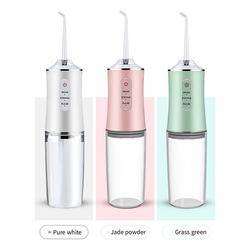 Portable Rechargeable Water Flosser - 3 Modes Cordless Oral Irrigator for Teeth Cleaning (3 Colors)