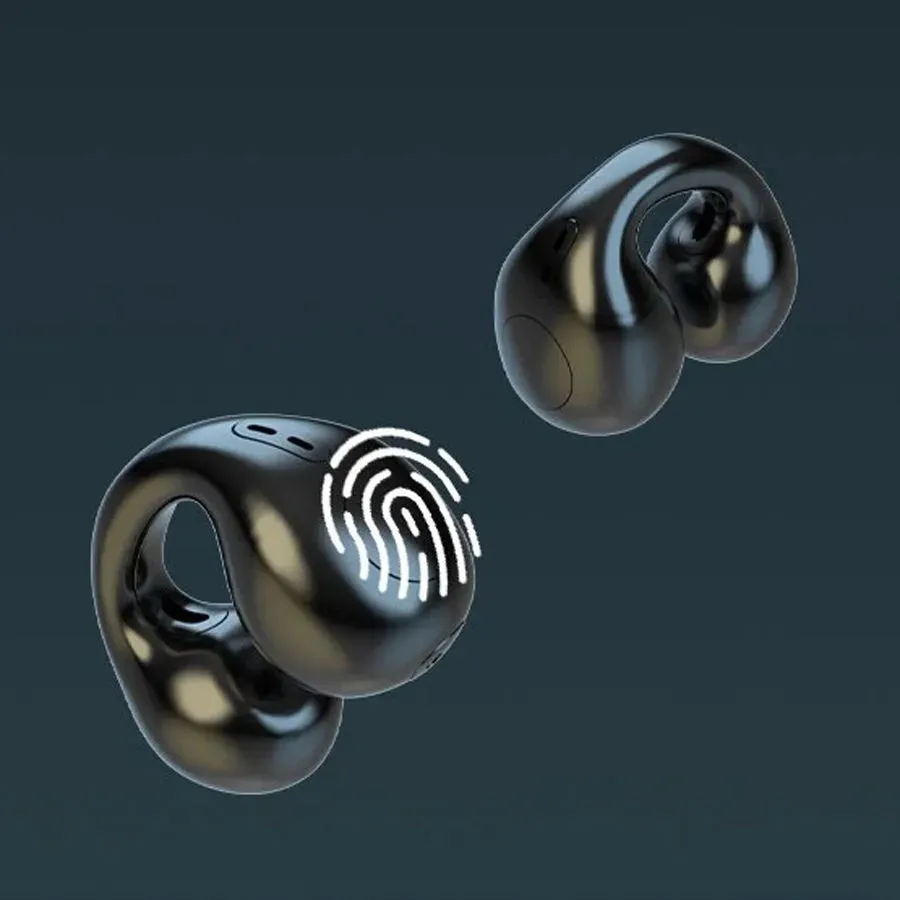 2025 4-Ear Wireless Bluetooth Earbuds - 2 Pairs Hook-Type TWS Headphones HiFi Sound Comfort Fit