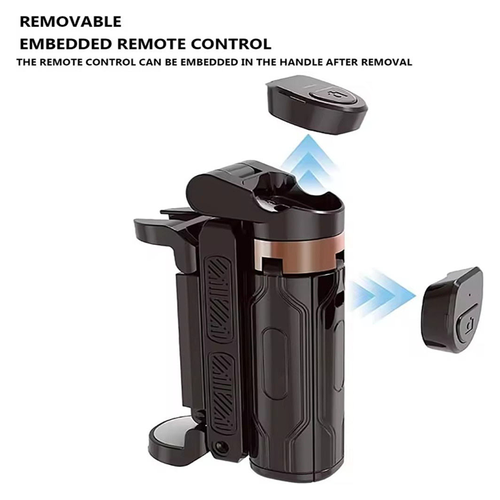 POCKETFLEX Pocket Mini Tripod Selfie Stick | Portable Foldable with Remote Phone Holder