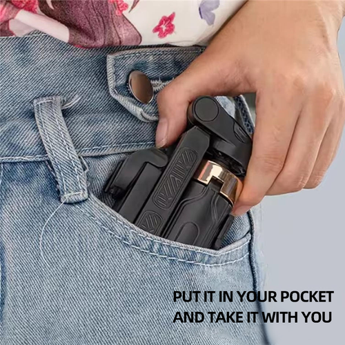 POCKETFLEX Pocket Mini Tripod Selfie Stick | Portable Foldable with Remote Phone Holder