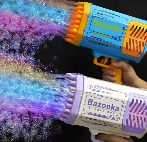 69 hole blower foam machine party bubble gun fork ID is outdoor toys indoor party camping yard