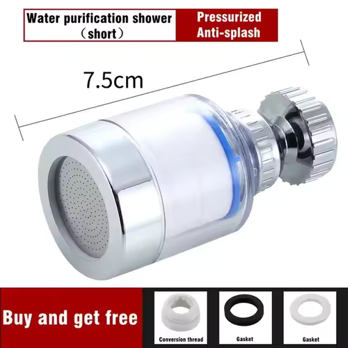 360° rotation Faucet Water Filter Remove Chlorine Heavy Metals Filtered Showers Head Soften for Hard Water Bath Filtration Purifier