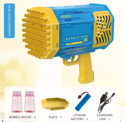 69 hole blower foam machine party bubble gun fork ID is outdoor toys indoor party camping yard